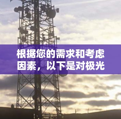 根据您的需求和考虑因素,以下是对极光翻墙软件的推荐和选择建议 根据您的需求和考虑因素,以下是对极光翻墙软件的推荐和选择建议