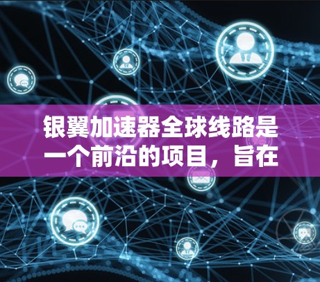 银翼加速器全球线路是一个前沿的项目，旨在利用信息技术支持粒子物理研究，提升数据处理和分析能力。以下是对该项目的详细分析
